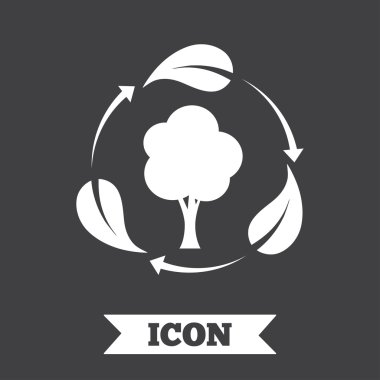 Temiz hava işareti simgesi. 