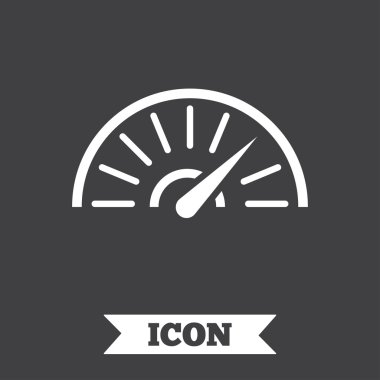 Takometre işareti simgesi. Devrim-counter simge.