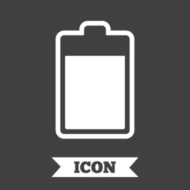 Pil seviyesi işareti simgesi. 