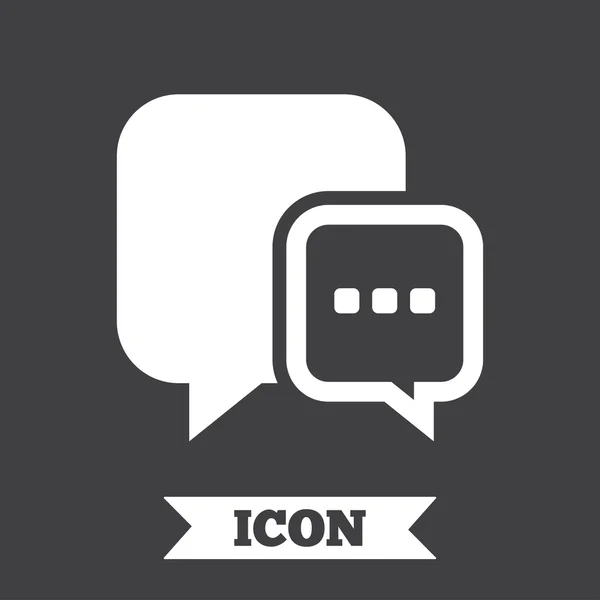 Chat sign icon. — Stock Vector