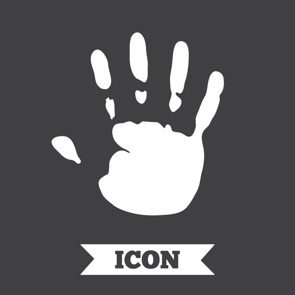 Ref-print sign icon. Символ остановки . — стоковый вектор