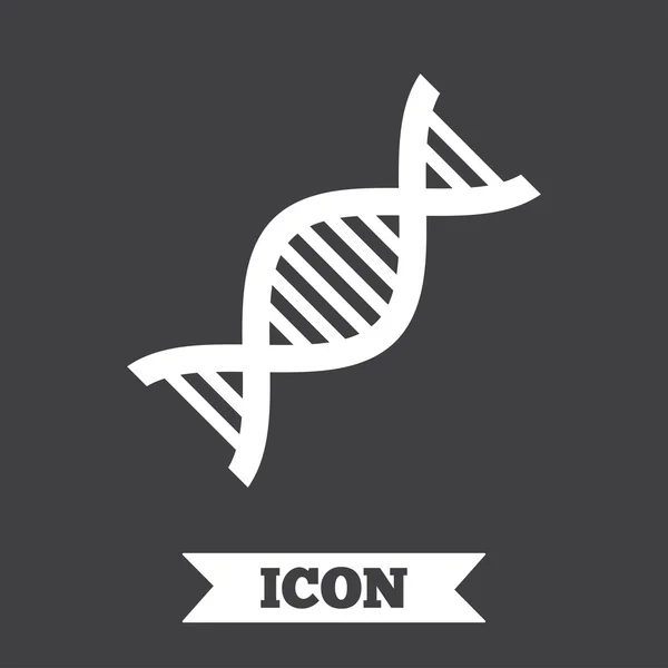 DNA tecken ikonen. — Stock vektor