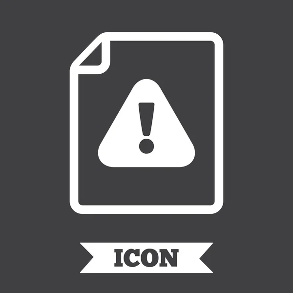 Fichier icône signe attention . — Image vectorielle