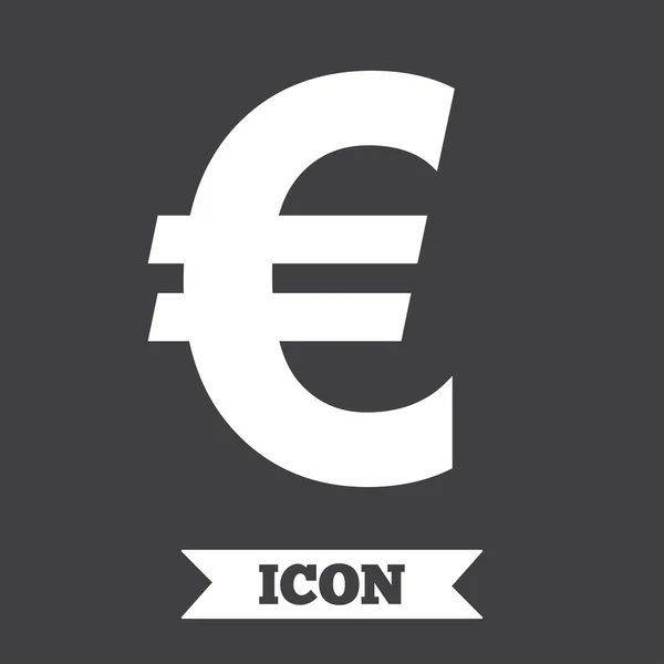 Изображение знака евро. EUR — стоковый вектор