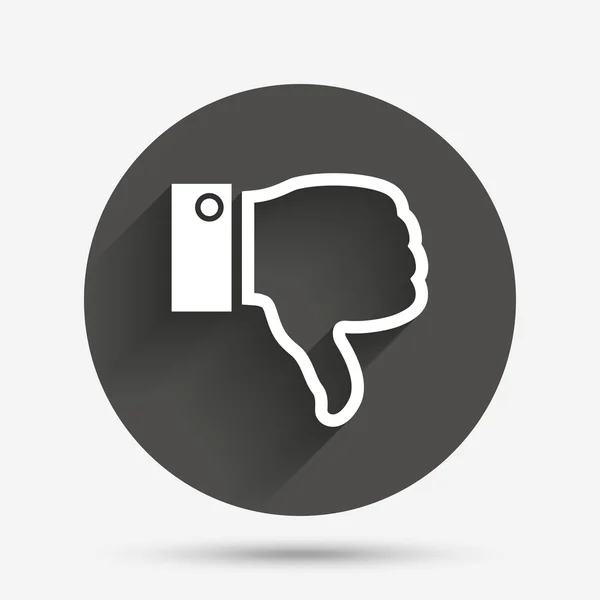 Dislike sign icon. — Stock Vector