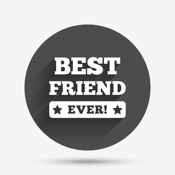 Best friend ever sign — Stock Vector