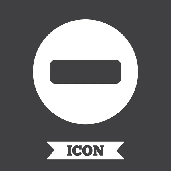 Stoppskylt ikon. förbud symbol. — Stock vektor
