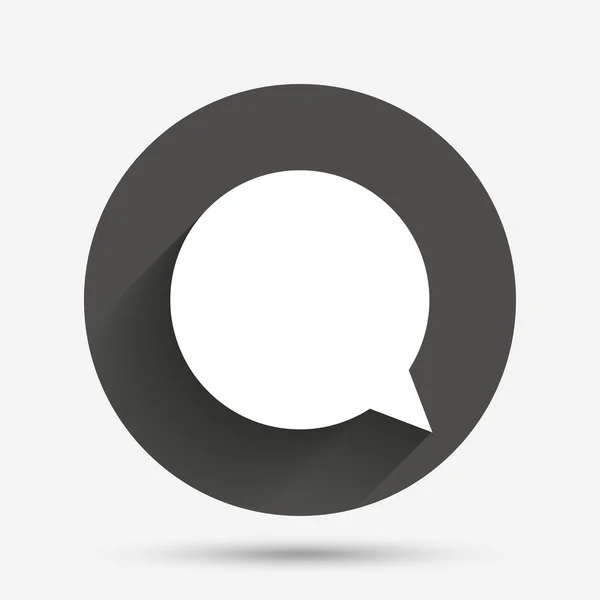 Icono de señal de chat. Símbolo de burbuja del habla . — Vector de stock