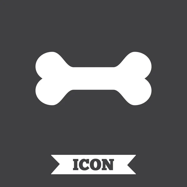 Perro hueso signo icono . — Vector de stock