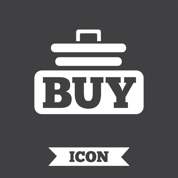 Comprar icono de signo . — Vector de stock