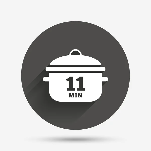 Boil 11 minutes. — Stock Vector