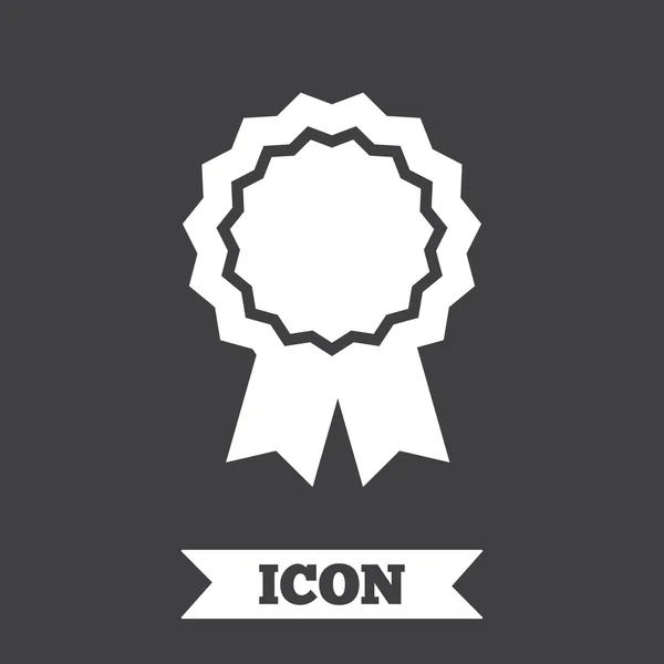 Icona della medaglia premio . — Vettoriale Stock