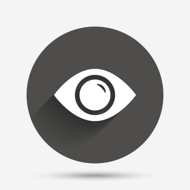 göz işareti simgesi. yayımlama içerik düğmesi.