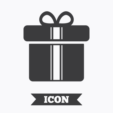 hediye kutusu işareti simgesi. Mevcut sembol.