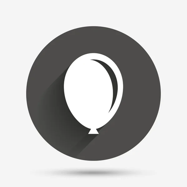 Ballon teken pictogram. — Stockvector