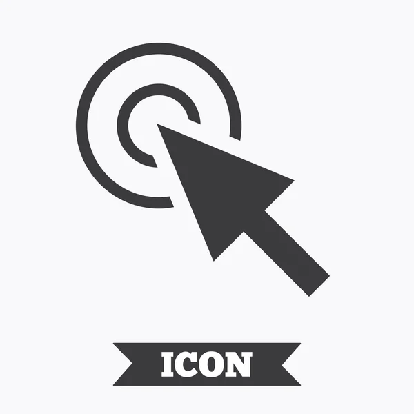 Souris icône de signe de curseur — Image vectorielle