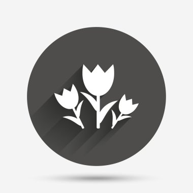 Çiçek işareti simgesi 