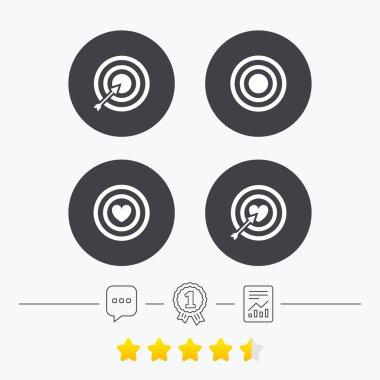 Hedef amaç simgeler.  