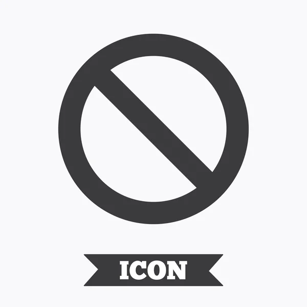 Icône de signe de liste noire . — Image vectorielle