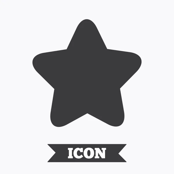 Hvězdné znamení ikona. oblíbené tlačítko. navigace. — Stockový vektor