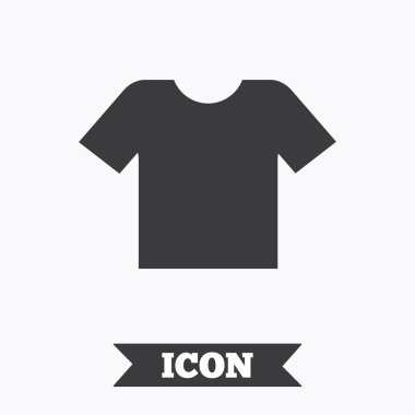 t-shirt işareti simgesi. elbise simgesi.