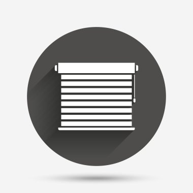 Panjur simgesini işaret. pencere Panjur veya kanepe.