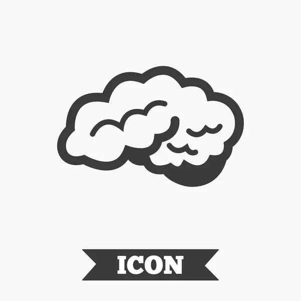 Brain sign icon. — Stock Vector