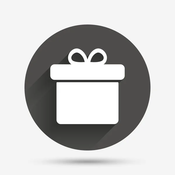 Geschenk box teken pictogram. huidige symbool. — Stockvector