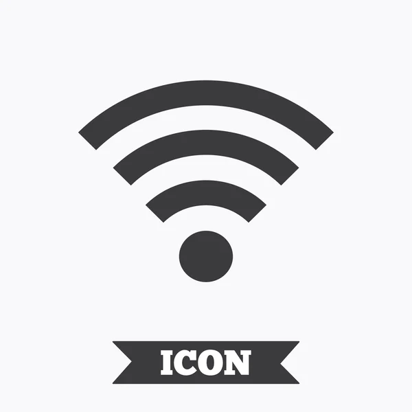 Wifi sign. Wi-fi symbol. Wireless Network. — Stock Vector