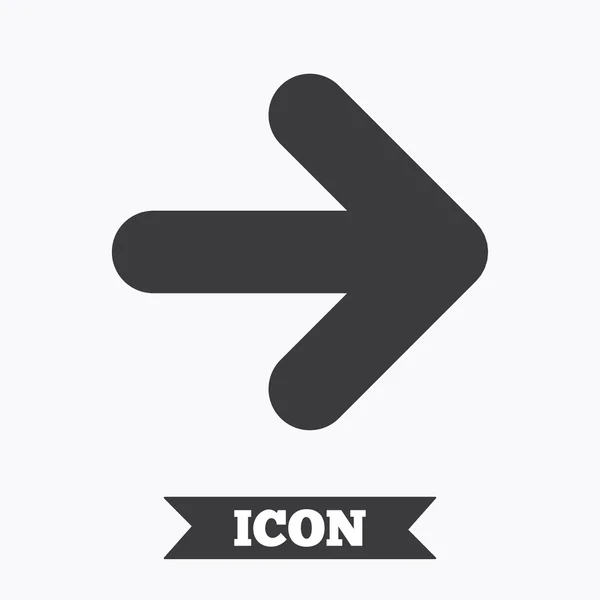 Rerow sign icon. Следующая кнопка . — стоковый вектор