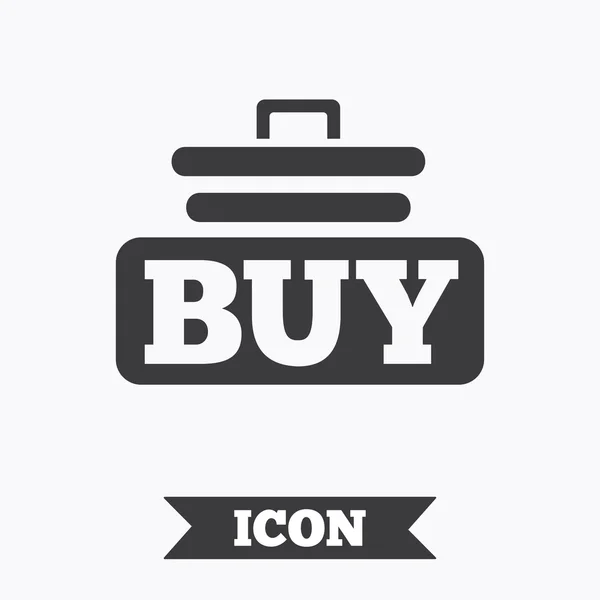 Comprar icono de signo . — Vector de stock