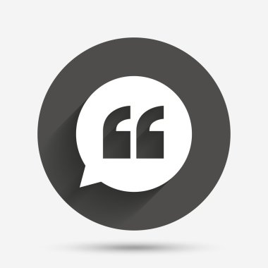 Tırnak işareti simgesi. Tırnak işareti simgesi.