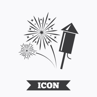 havai fişek işareti simgesi. 