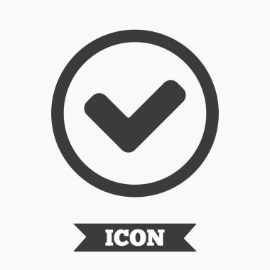 onay işareti işareti simgesi. 