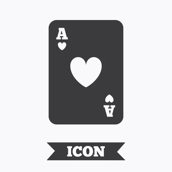 Icono de signo de Casino . — Archivo Imágenes Vectoriales