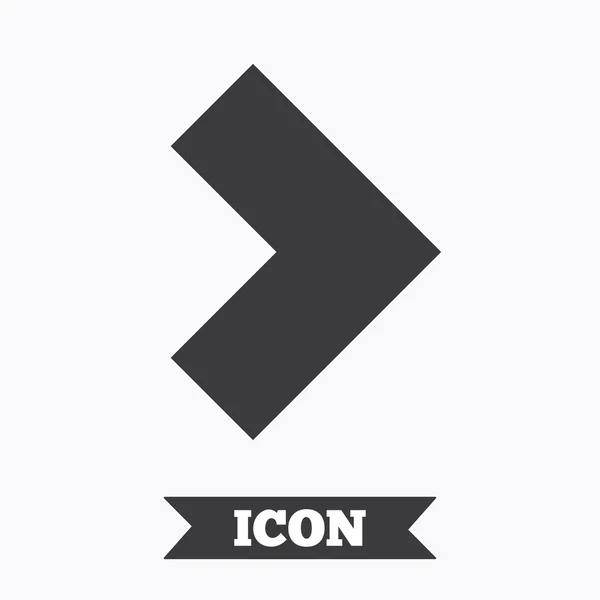 Rerow sign icon. Следующая кнопка . — стоковый вектор