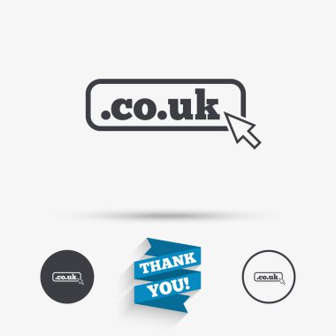 Etki alanı Co.Uk işareti simgesi 