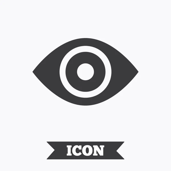 Icono de signo ocular. Publicar el botón de contenido . — Archivo Imágenes Vectoriales