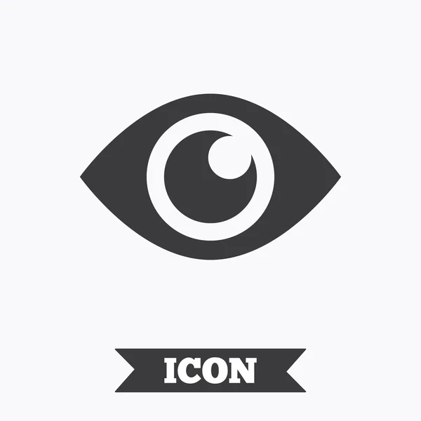 Icono de signo ocular. Publicar el botón de contenido . — Archivo Imágenes Vectoriales