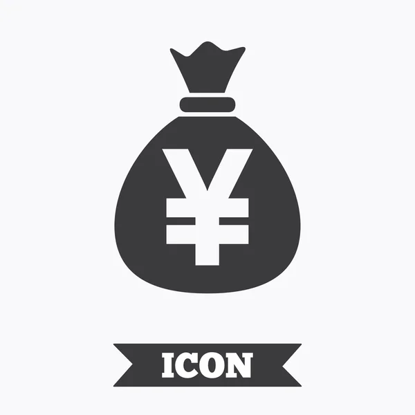 Знак знака денежного знака. Yen JPY . — стоковый вектор