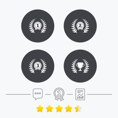 defne çelengi Ödülü simgeler. ödül Kupası galibi.