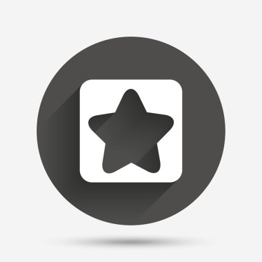 Yıldız işareti simgesi. En sevdiğim düğmesini.  