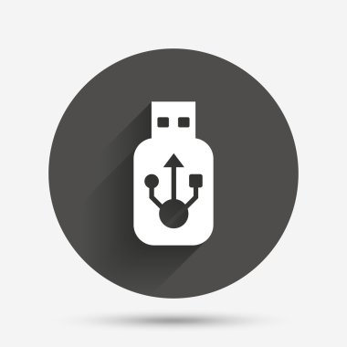 USB işareti simgesi.  