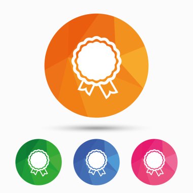 Ödülü simgeler. En iyi garanti sembolü.