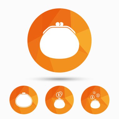 M-cüzdan ile sikkeler kutsal kişilerin resmi.  