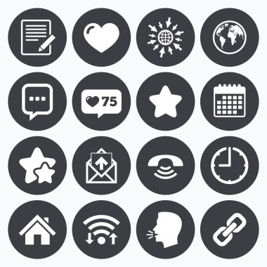 İletişim, Sosyal Medya Simgeleri