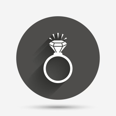 Yüzük işareti simgesi.  