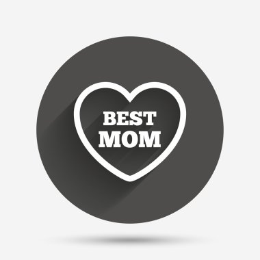 En iyi anne işareti simgesi.  