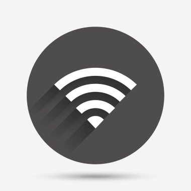 WiFi işareti. kablosuz simgesi.
