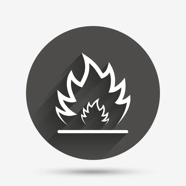 Señal de llama de fuego — Archivo Imágenes Vectoriales